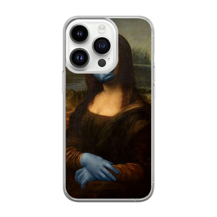 Monalisa Social Distance iPhone 14 Pro Max Case