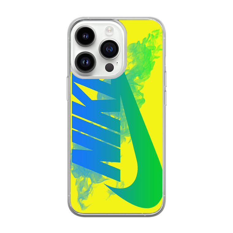 Nike Logo in Yellow iPhone 14 Pro Max Case