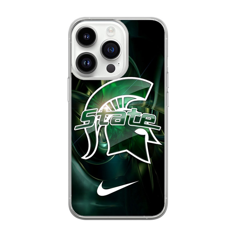 Michigan State Nike iPhone 14 Pro Max Case