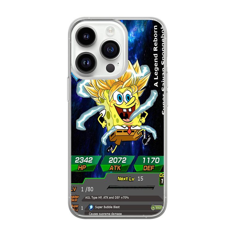 Super Saiyan Spongebob iPhone 14 Pro Max Case