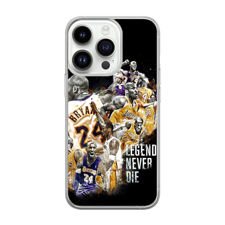 Kobe Bryant Legends Never Die iPhone 14 Pro Max Case