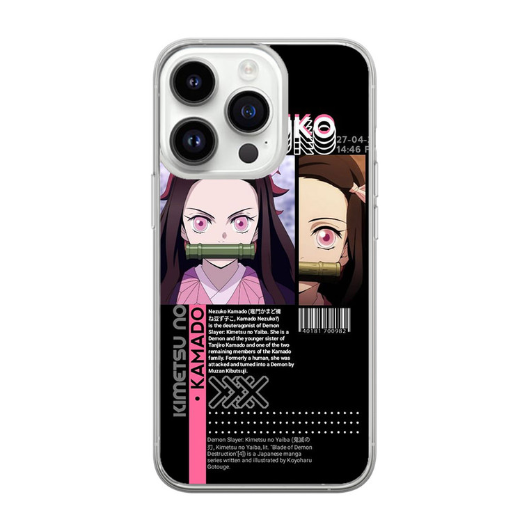 Nezuko Kamado Kimetsu no Yaiba iPhone 14 Pro Max Case