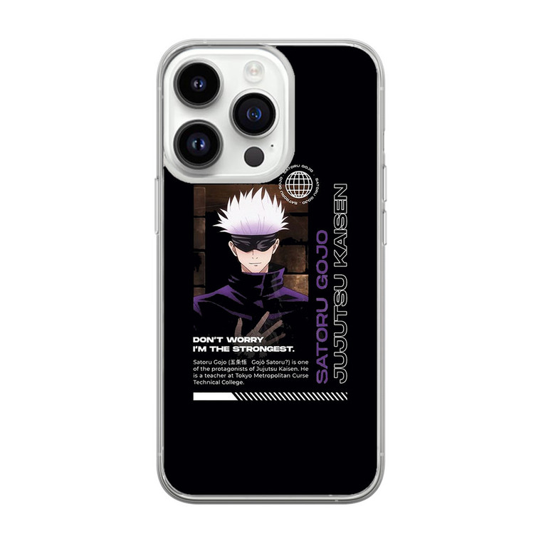 Satoru Gojo Jujutsu Kaisen iPhone 14 Pro Max Case