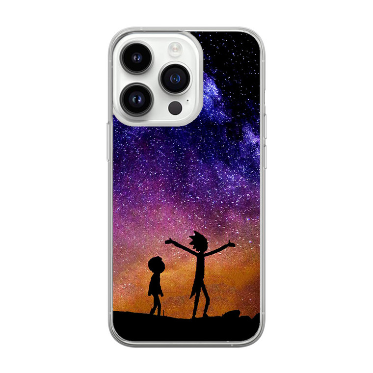 Rick and Morty Space Nebula iPhone 14 Pro Max Case