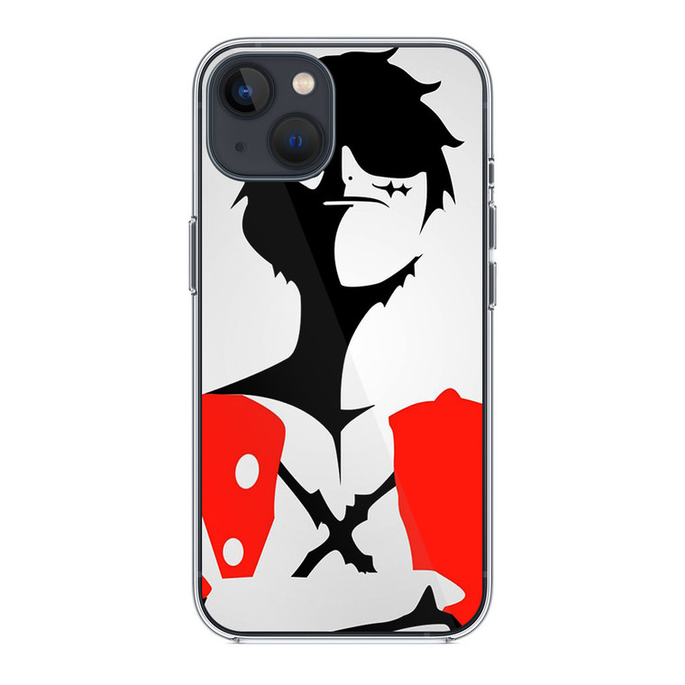 One Piece Luffy X Mark iPhone 14 Plus Case