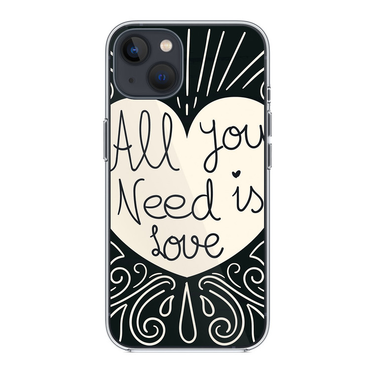 Drawn Love iPhone 14 Plus Case