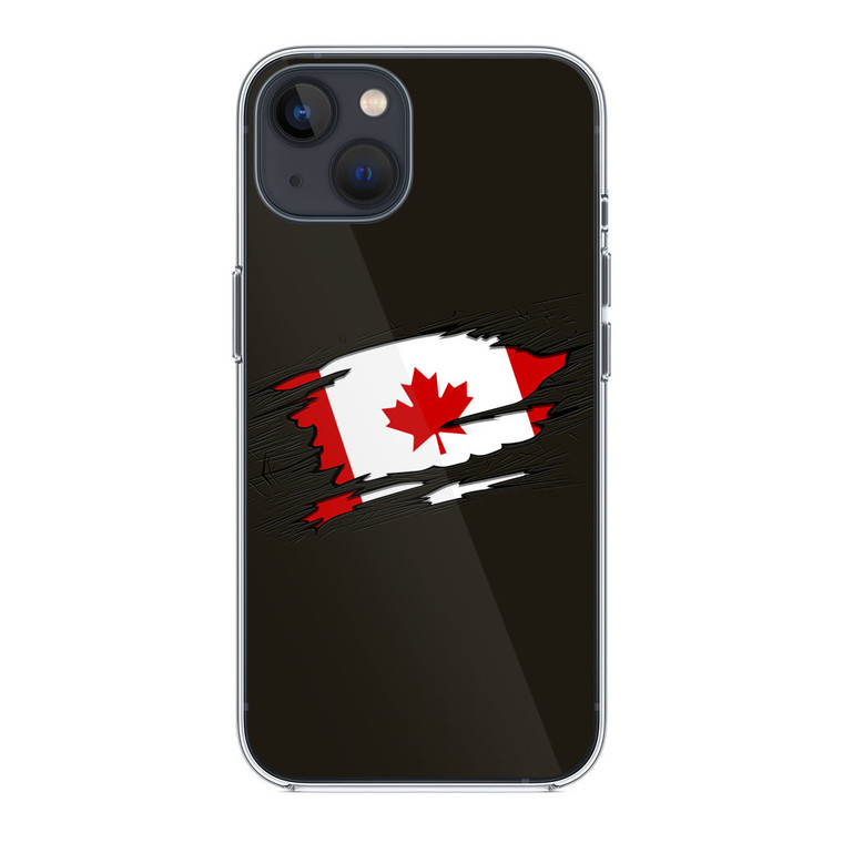 Canadian Flag iPhone 14 Plus Case