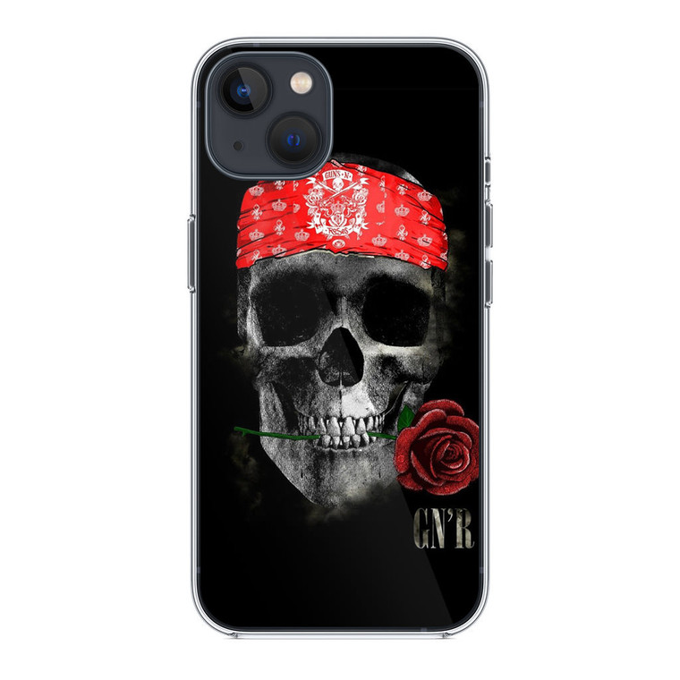 Gun N Roses Skull Styles iPhone 14 Plus Case