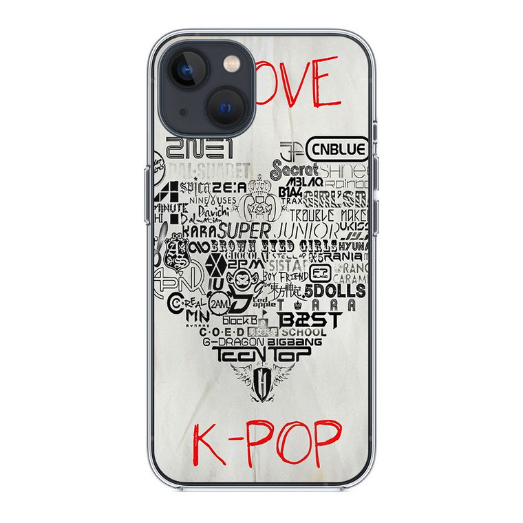 I lOve Kpop iPhone 14 Plus Case