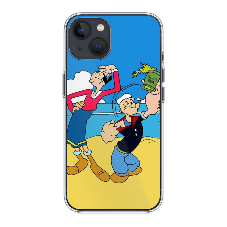Popeye Cartoon iPhone 14 Plus Case