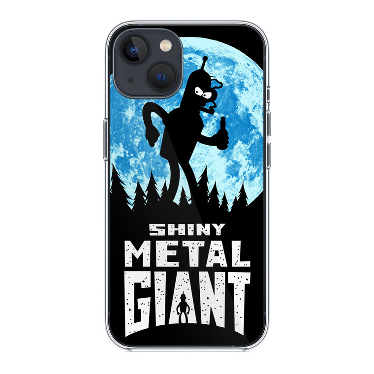 Shiny Metal Giant iPhone 14 Plus Case
