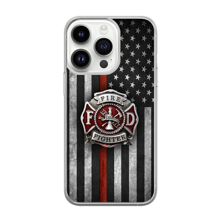 Fire Fighter Fire Rescue Department iPhone 14 Pro Max Case