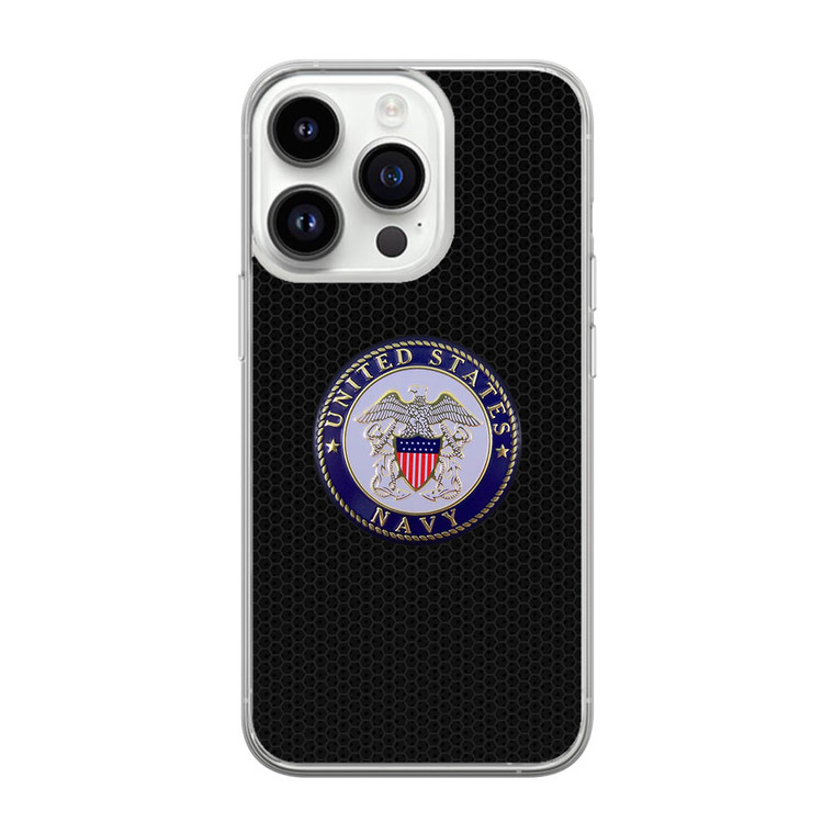 United State Navy Emblem iPhone 14 Pro Max Case