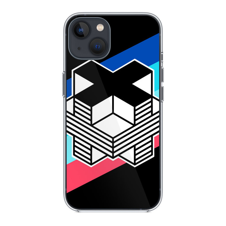 Pink Dolphin Cube iPhone 14 Plus Case