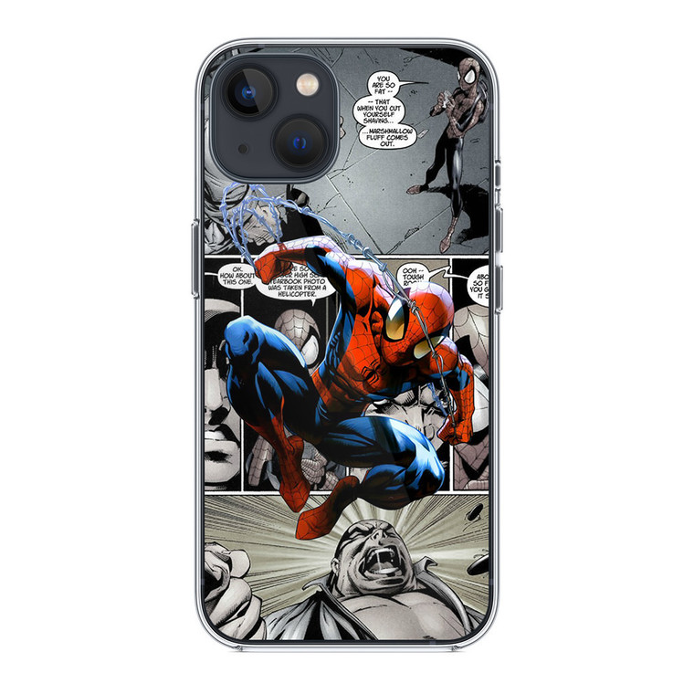 Spiderman Comics Wallpaper iPhone 14 Plus Case