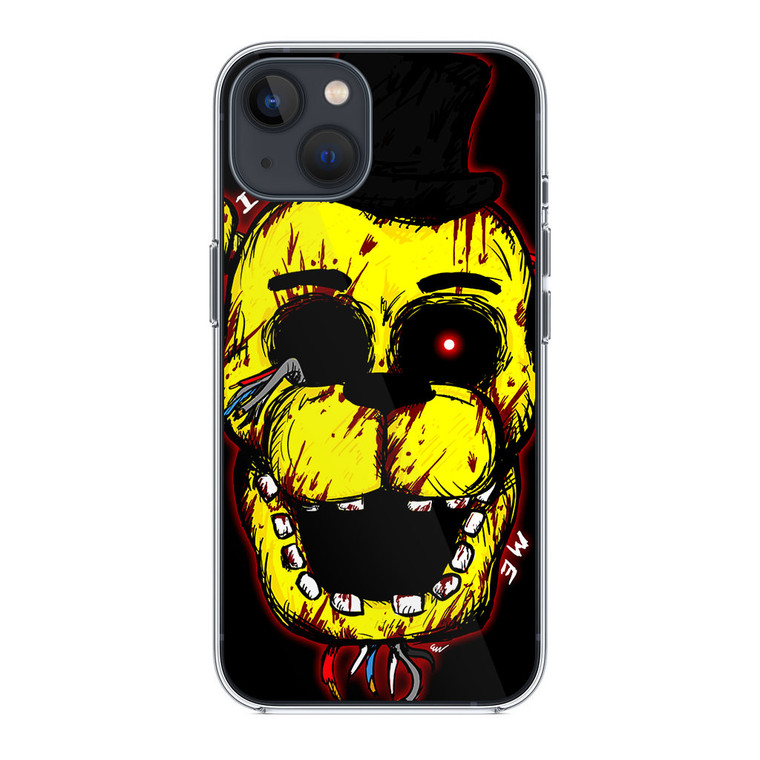 Golden Freddy Bloody iPhone 14 Plus Case