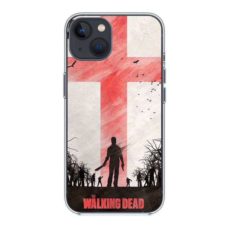 The Walking Dead Art iPhone 14 Plus Case