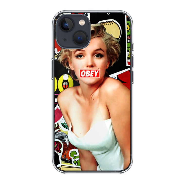 Marilyn Monroe Obey iPhone 14 Plus Case