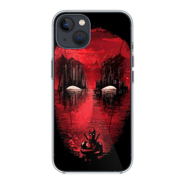Deadpool Painting Art iPhone 14 Plus Case