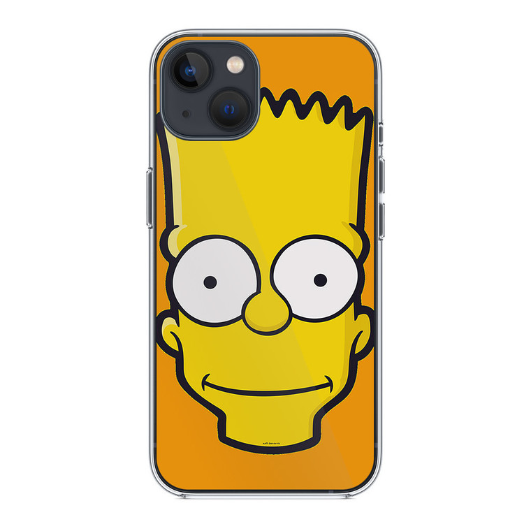 Bart Simpson Yellow Face iPhone 14 Plus Case