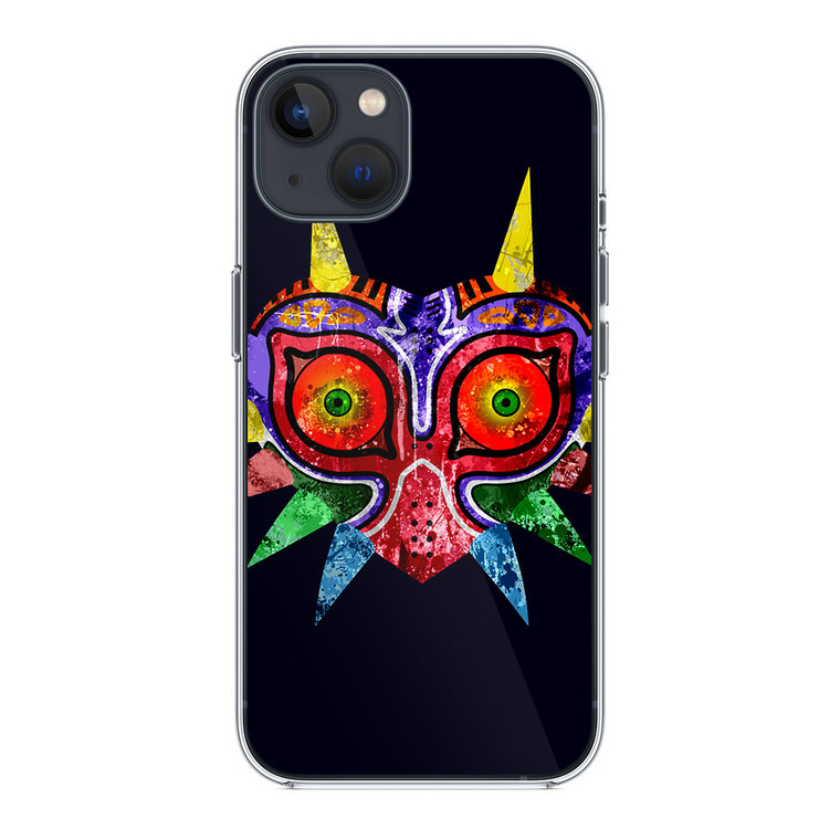 Majora's Mask Splatter iPhone 14 Plus Case