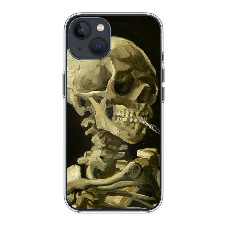 Van Gogh skeleton iPhone 14 Plus Case