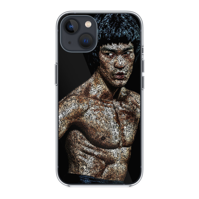 Bruce Lee Typograph iPhone 14 Plus Case