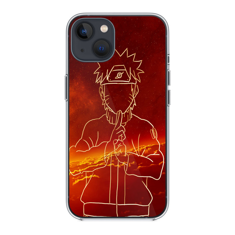 Uzumaki Naruto Drawing iPhone 14 Plus Case