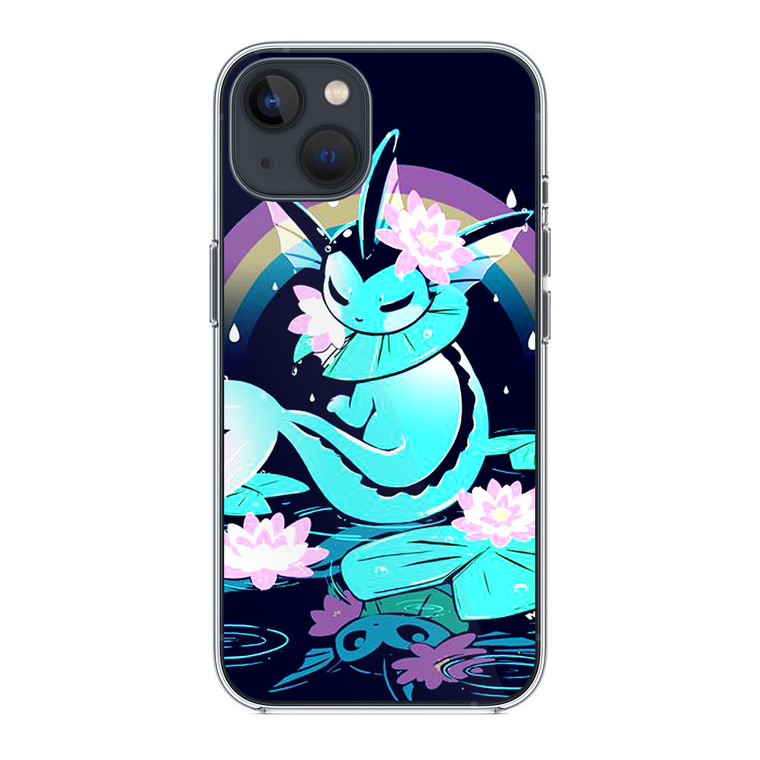 Pokemon Vaperon Eevee iPhone 14 Plus Case