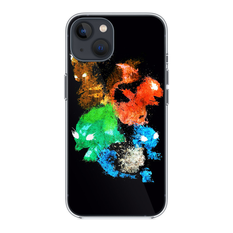 Pokemon Monsters Watercolor iPhone 14 Plus Case