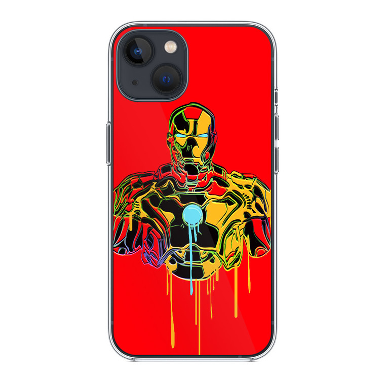 Iron Man Melting iPhone 14 Plus Case