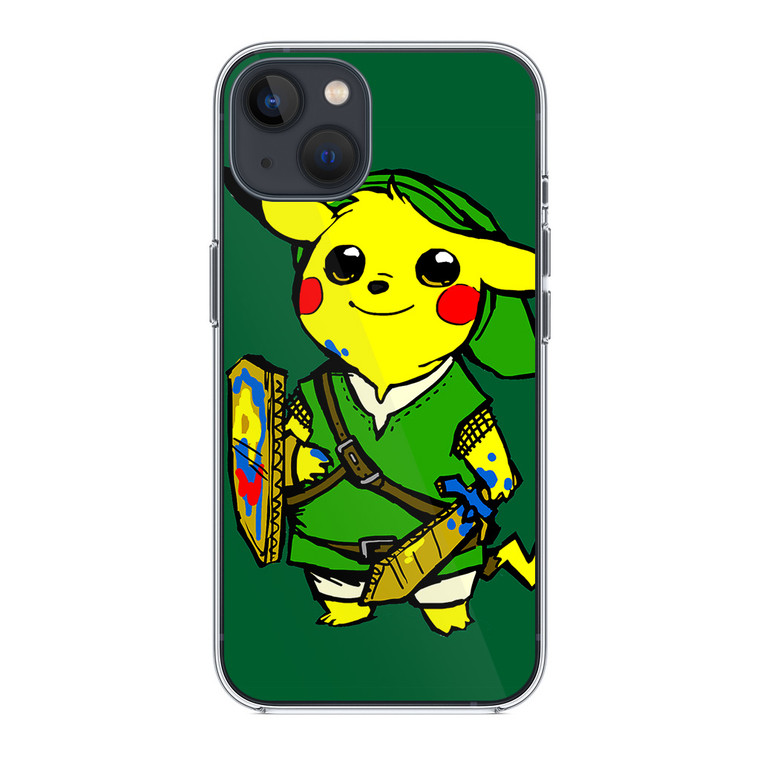 Pokemon Pikachu Zelda iPhone 14 Plus Case