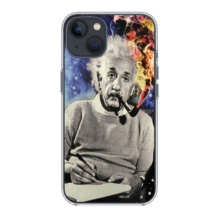 Albert Einstein Smoking iPhone 14 Plus Case