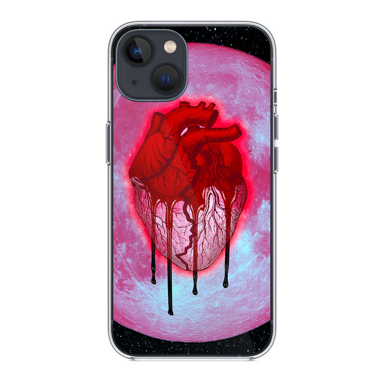 Chris Brown Heartbreak on a Full Moon iPhone 14 Plus Case