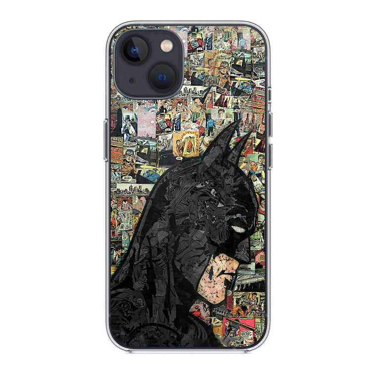 Batman Comics Patern iPhone 14 Plus Case