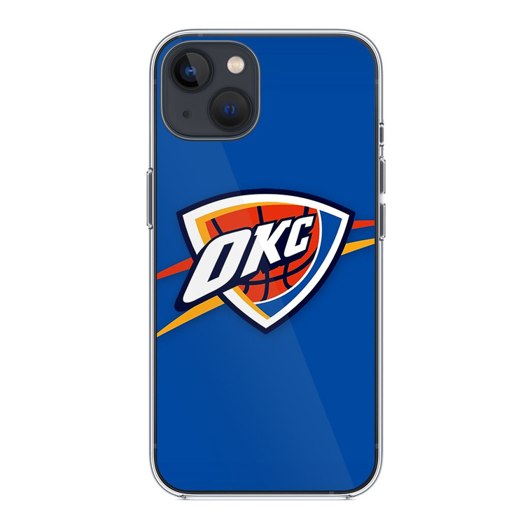 Oklahoma City Thunder Logo Nba iPhone 14 Plus Case