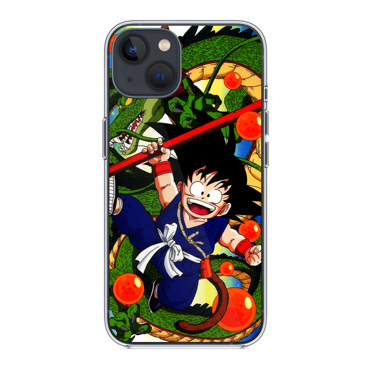 Shenlong and Goku Dragon Ball Z iPhone 14 Plus Case