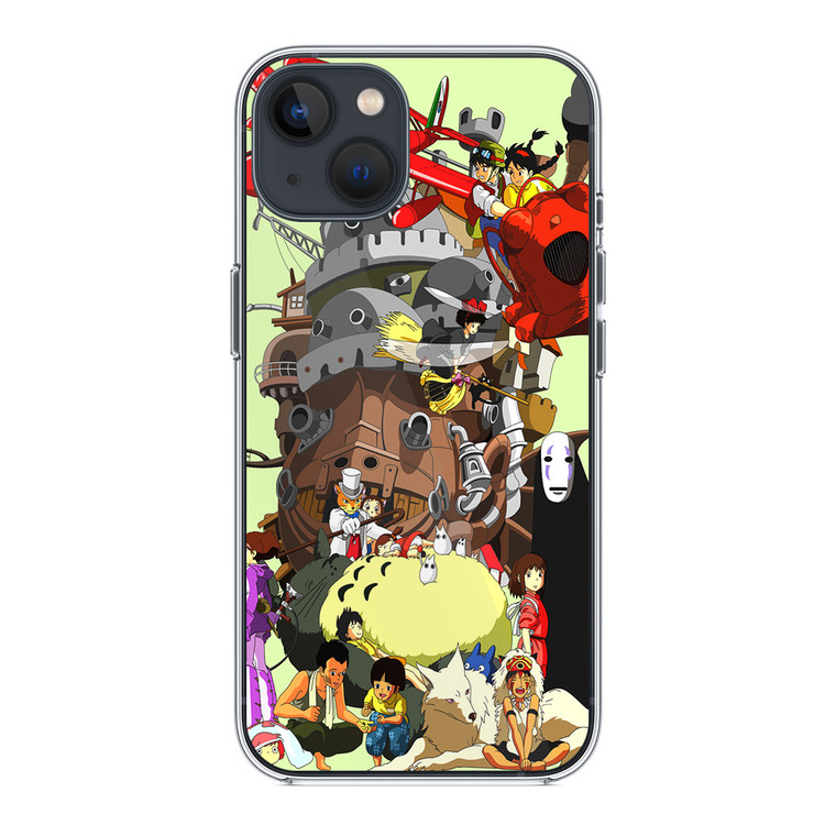 Studio Ghibli Collage iPhone 14 Plus Case