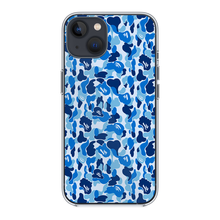 Bathing Ape Bape Blue iPhone 14 Plus Case