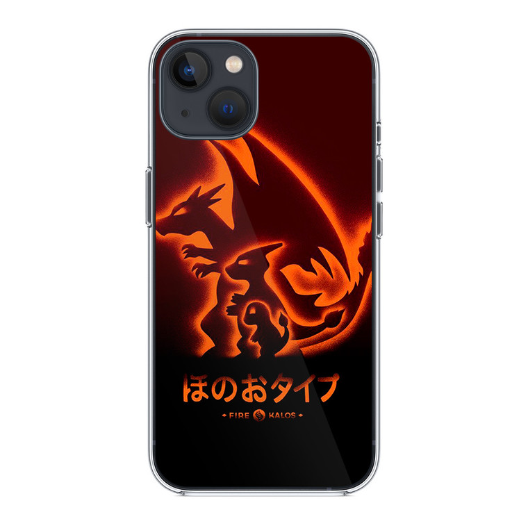 Pokemon Charmander Charizard iPhone 14 Plus Case