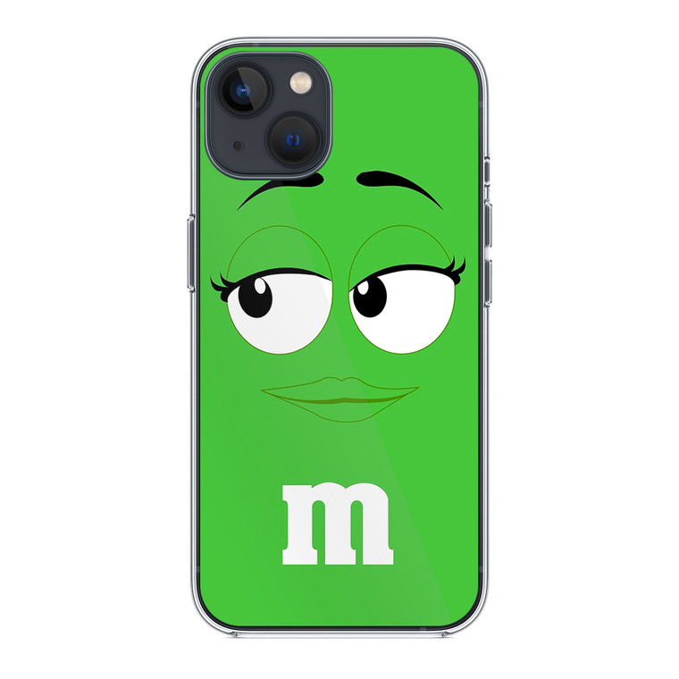 M&M's Green iPhone 14 Plus Case