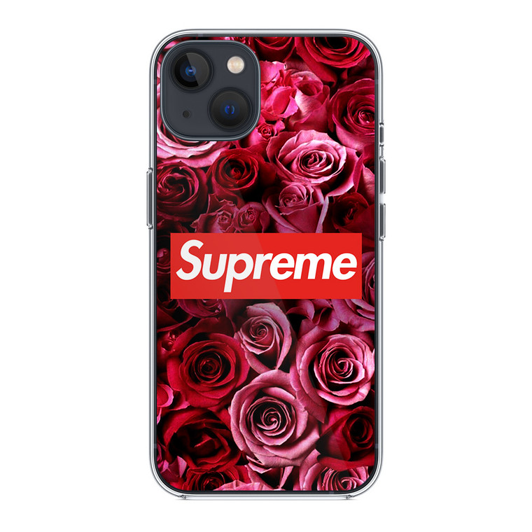 Supreme In Roses iPhone 14 Plus Case