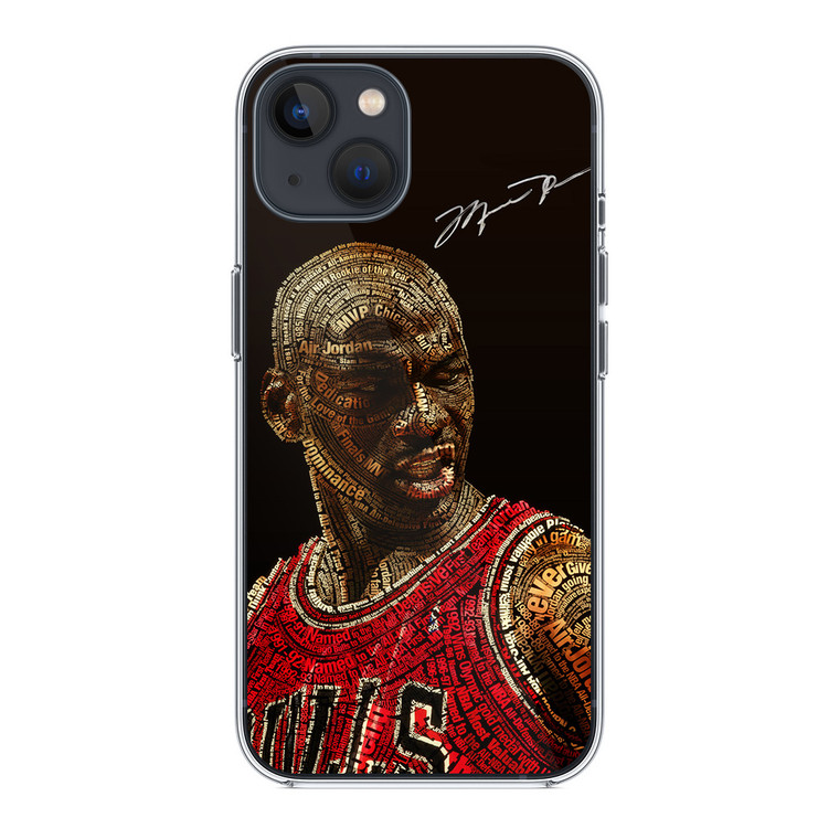 Michael Jordan Art iPhone 14 Plus Case