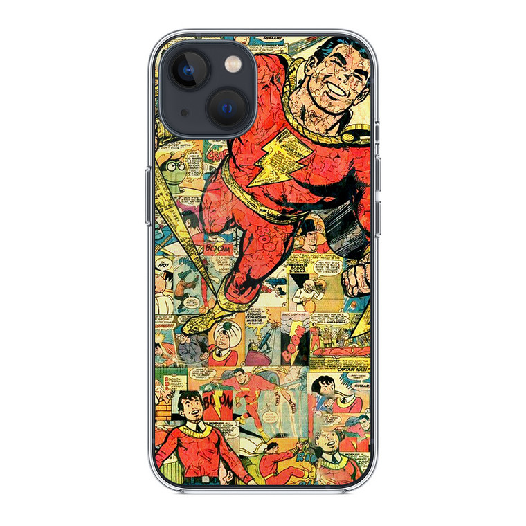Shazam Comic iPhone 14 Plus Case
