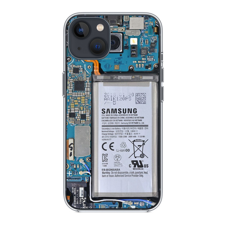 Samsung Galaxy Internals iPhone 14 Plus Case