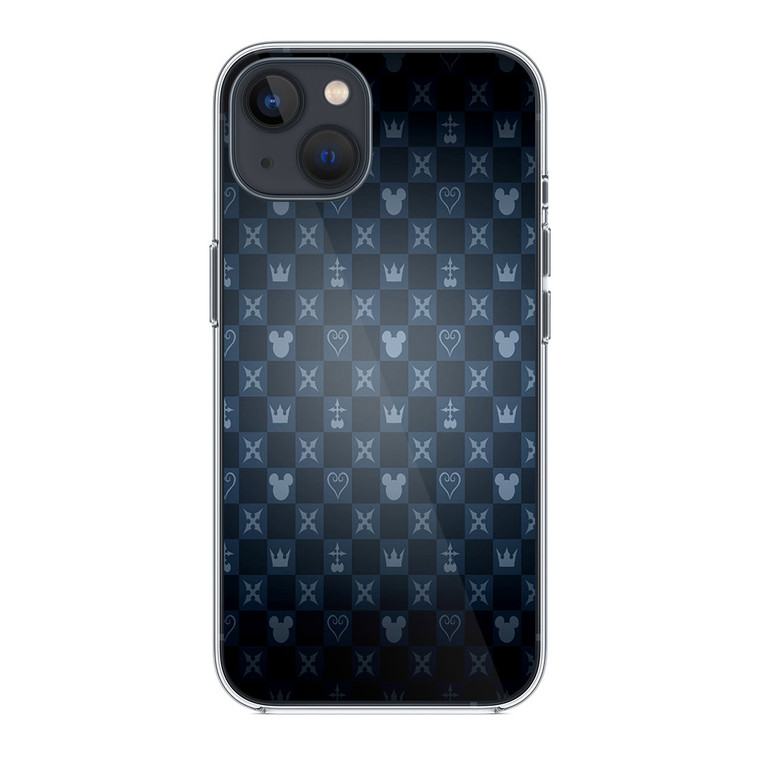 Kingdom Hearts Pattern iPhone 14 Plus Case