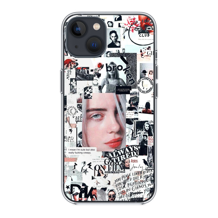 Billie Eilish Collage iPhone 14 Plus Case