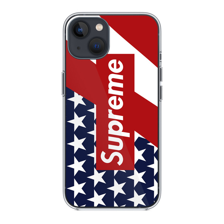 Supreme Flag iPhone 14 Plus Case