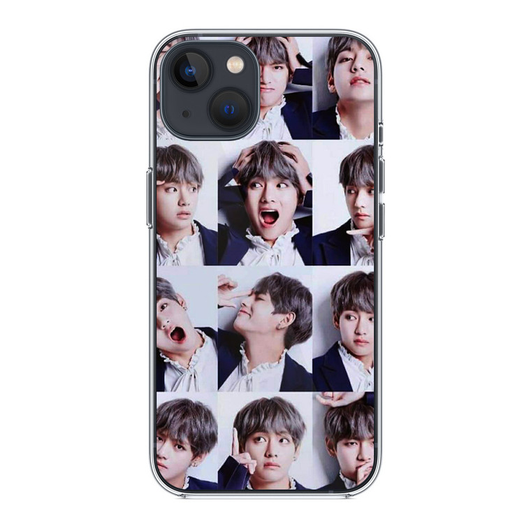 Kim Tae Hyung Collage iPhone 14 Plus Case