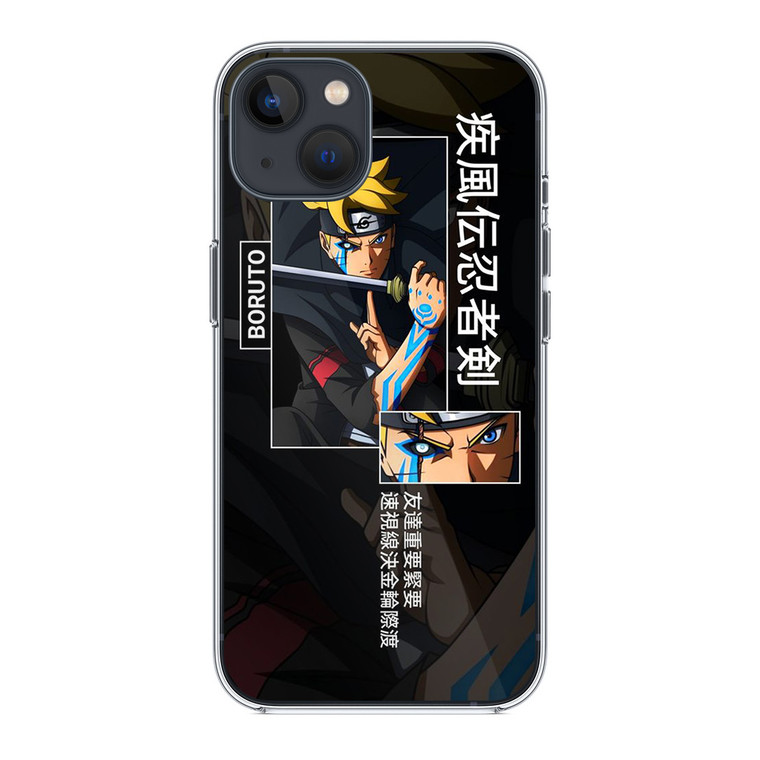 Boruto Uzumaki Anime iPhone 14 Plus Case